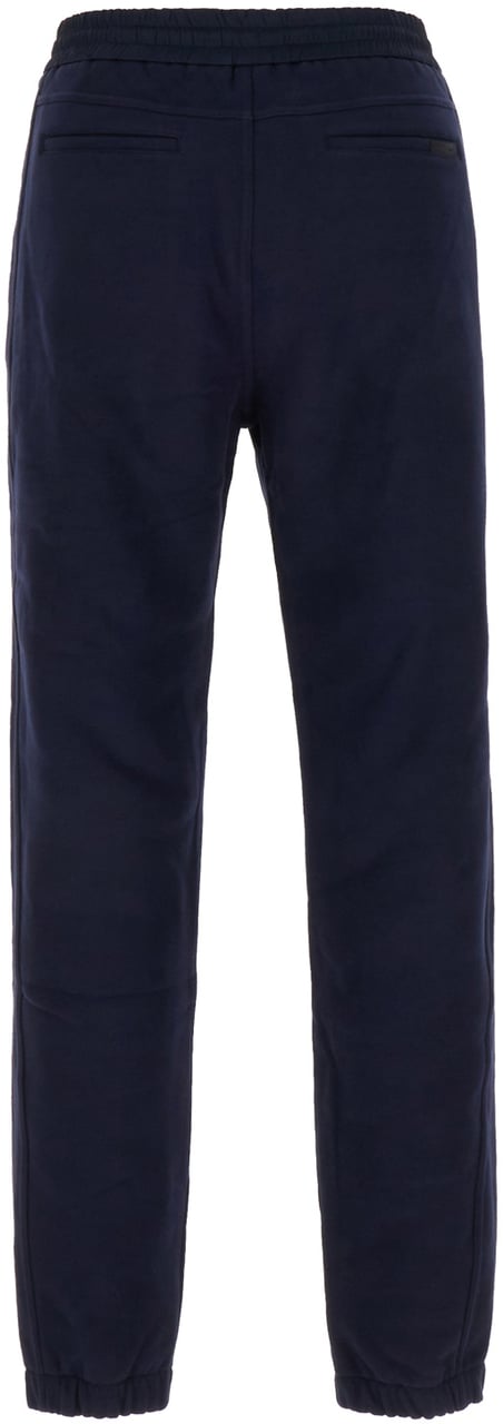 Saint Laurent Saint Laurent Navy blue cotton joggers Blauw