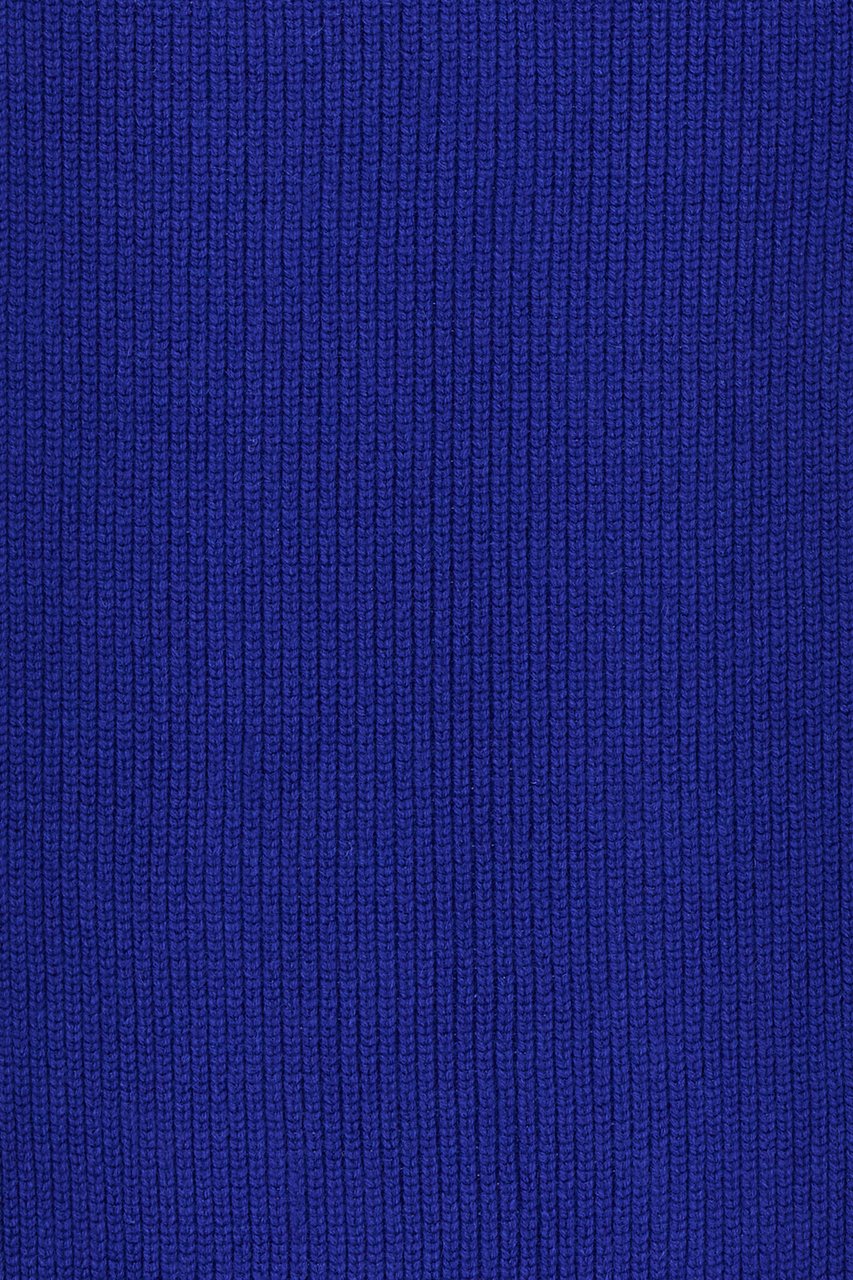 Burberry Burberry Electric blue cashmere scarf Blauw