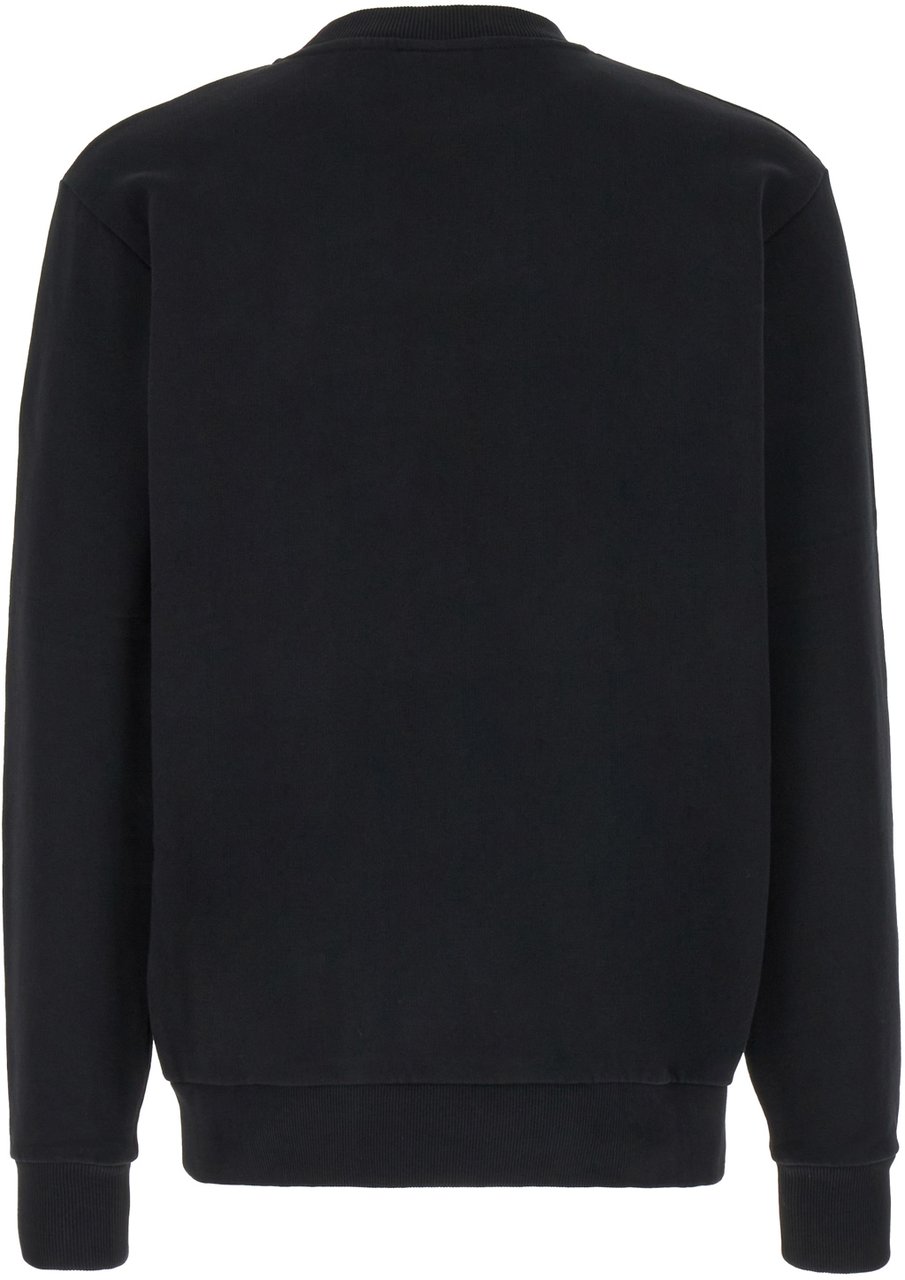 Marcelo Burlon Marcelo Burlon Black stretch cotton sweatshirt Zwart