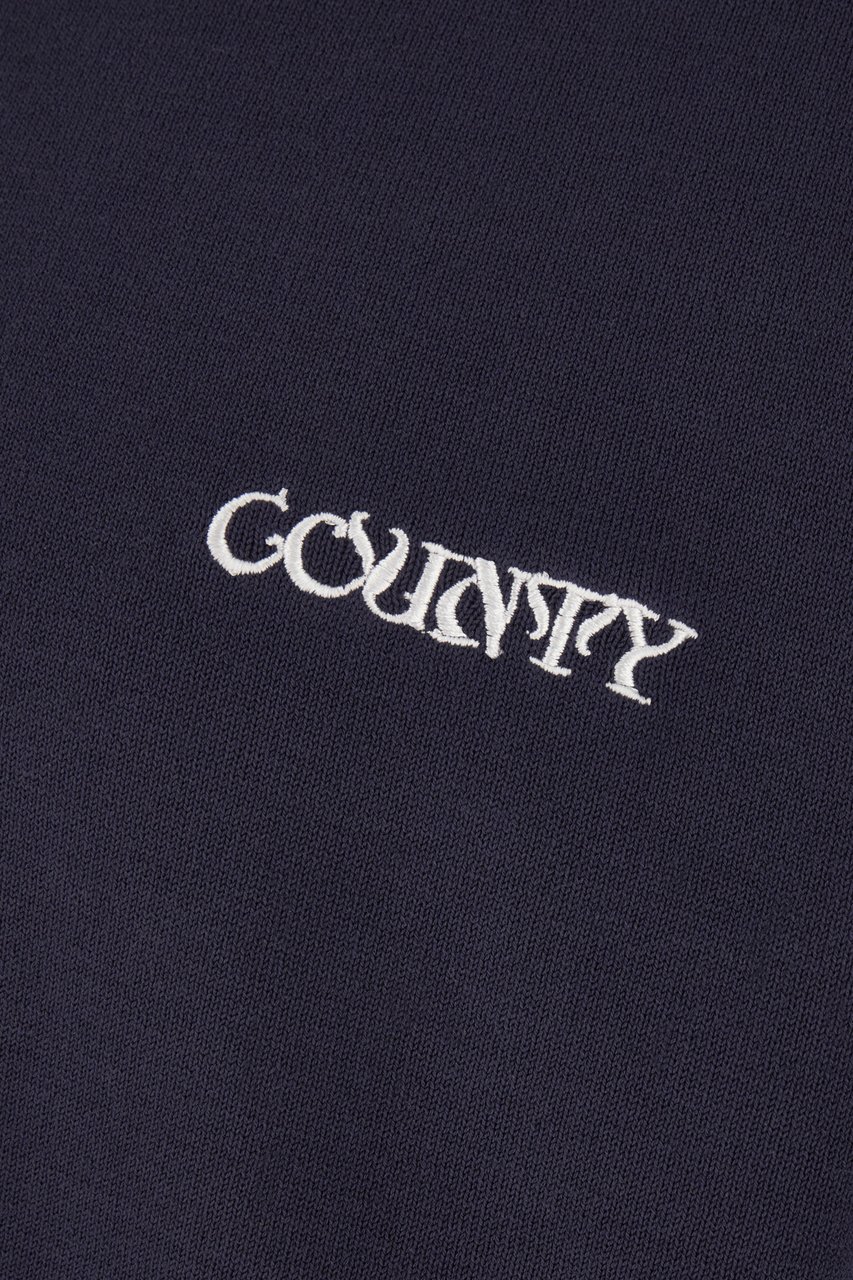 Marcelo Burlon Marcelo Burlon Navy blue cotton blend sweater Blauw