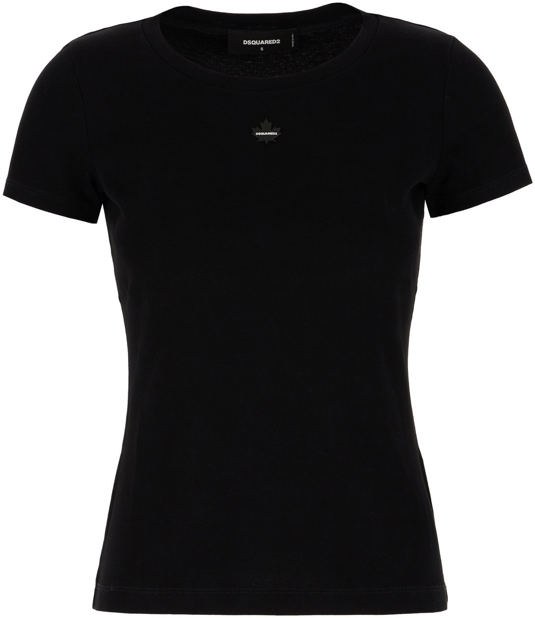 Dsquared2 Dsquared2 Black cotton t-shirt Zwart
