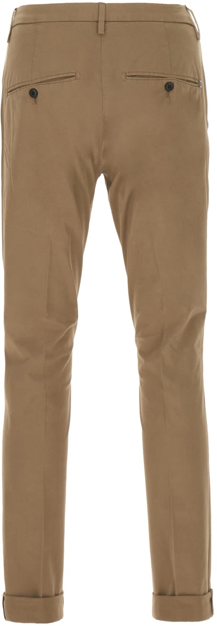 Dondup Dondup Beige stretch cotton chino pants Beige