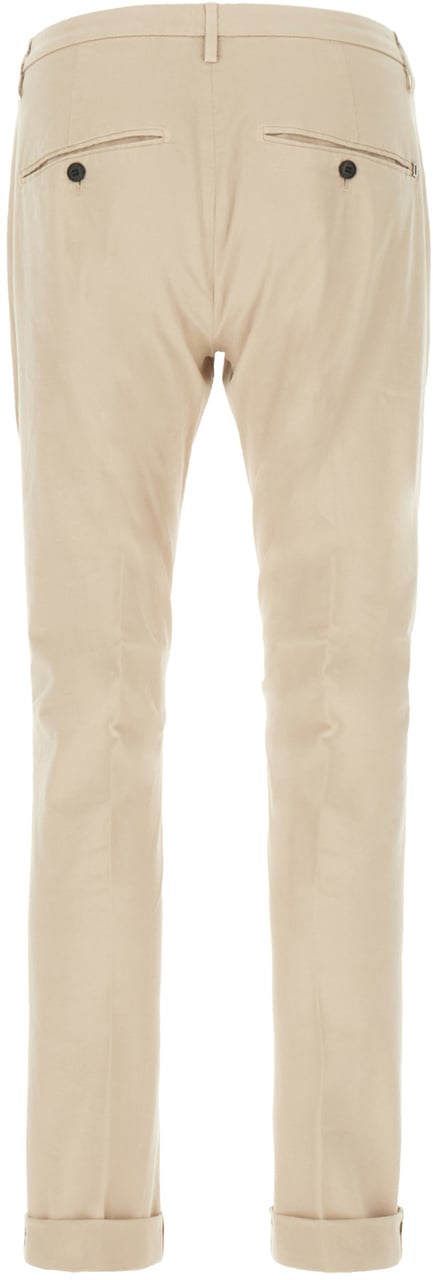 Dondup Dondup Cappuccino stretch cotton chino pants Bruin