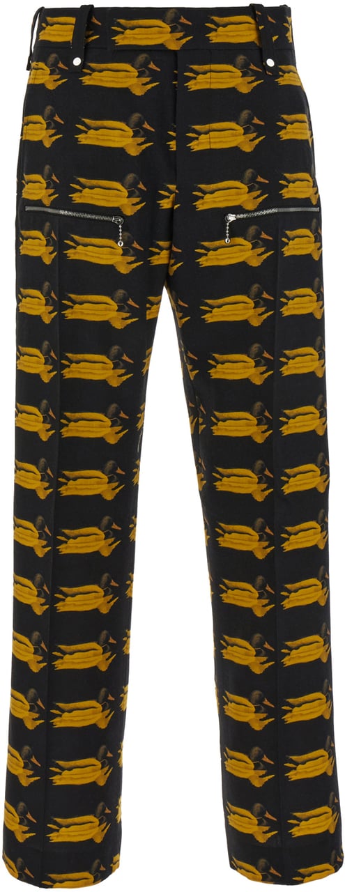Burberry Burberry Printed wool pants Divers
