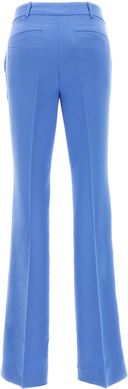 Michael Kors Michael Kors Cerulean blue triacetate blend pant Lichtblauw