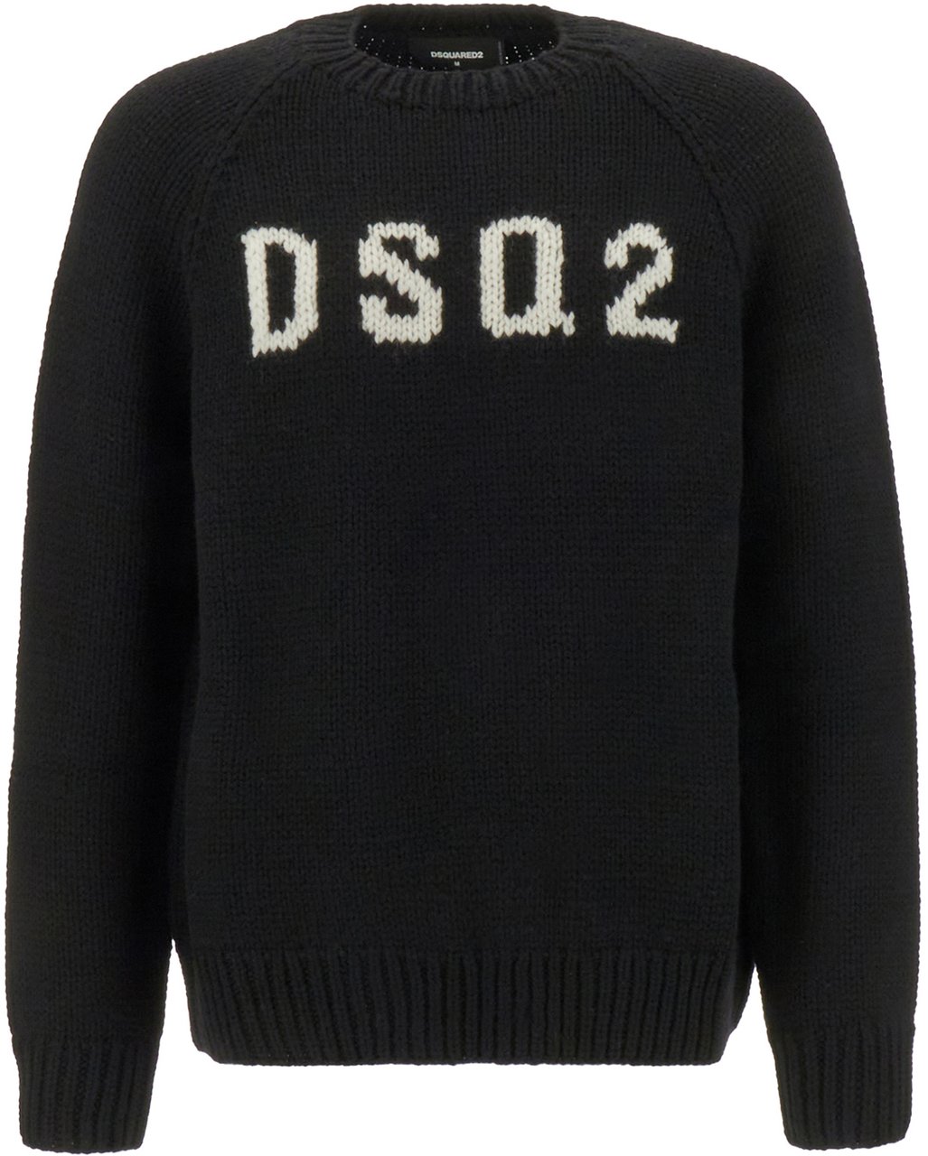 Dsquared2 Dsquared2 Black wool sweater Zwart