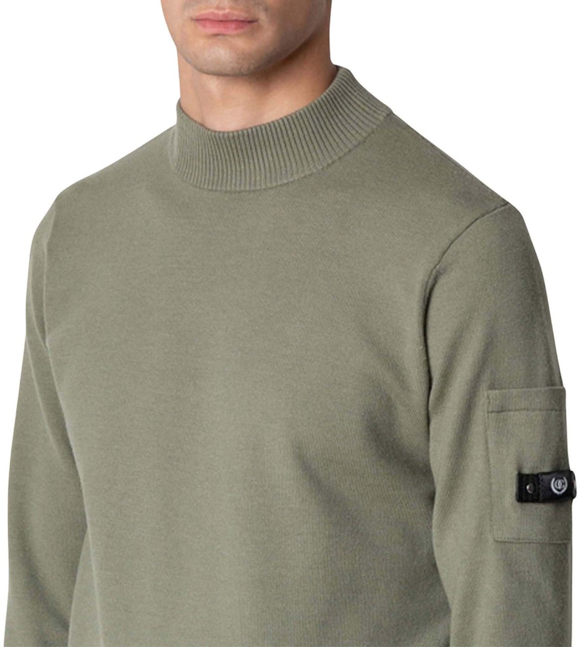 Quotrell Cannes Knitted Sweater | Olive Groen
