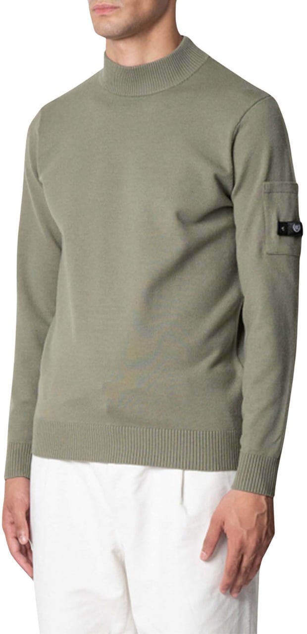Quotrell Cannes Knitted Sweater | Olive Groen