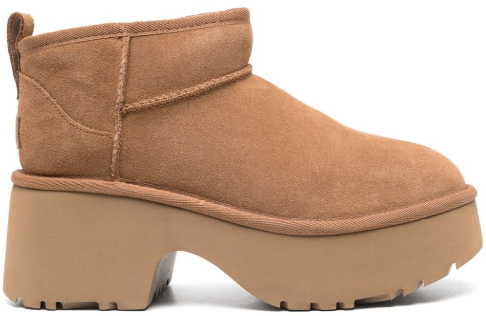 UGG Dames Ultra Mini New Height Chestnut Beige