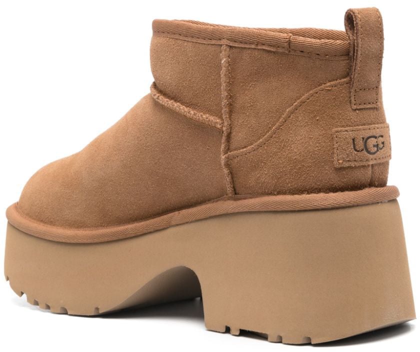 UGG Dames Ultra Mini New Height Chestnut Beige