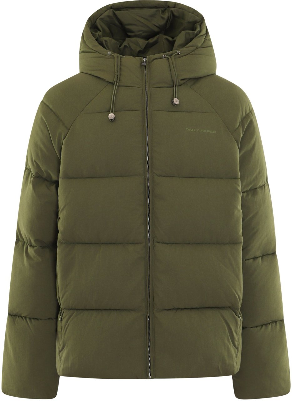 Daily Paper Heren Relaxed Puffer Groen Groen
