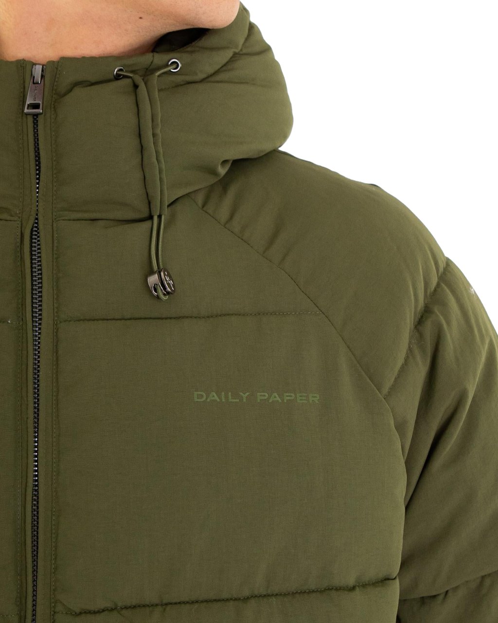 Daily Paper Heren Relaxed Puffer Groen Groen