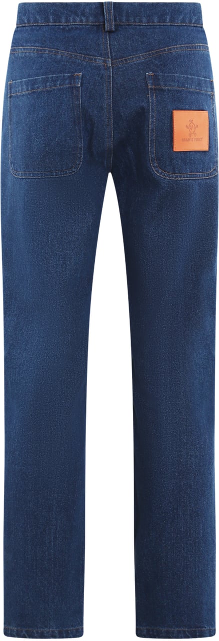 Bram's Fruit Heren Denim Trousers Blauw