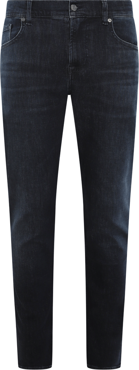 7 For All Mankind Heren Slimmy Tapered Stretch Tek Blauw
