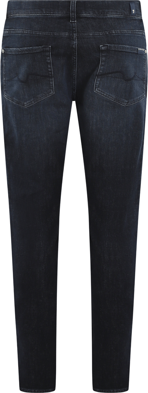 7 For All Mankind Heren Slimmy Tapered Stretch Tek Blauw
