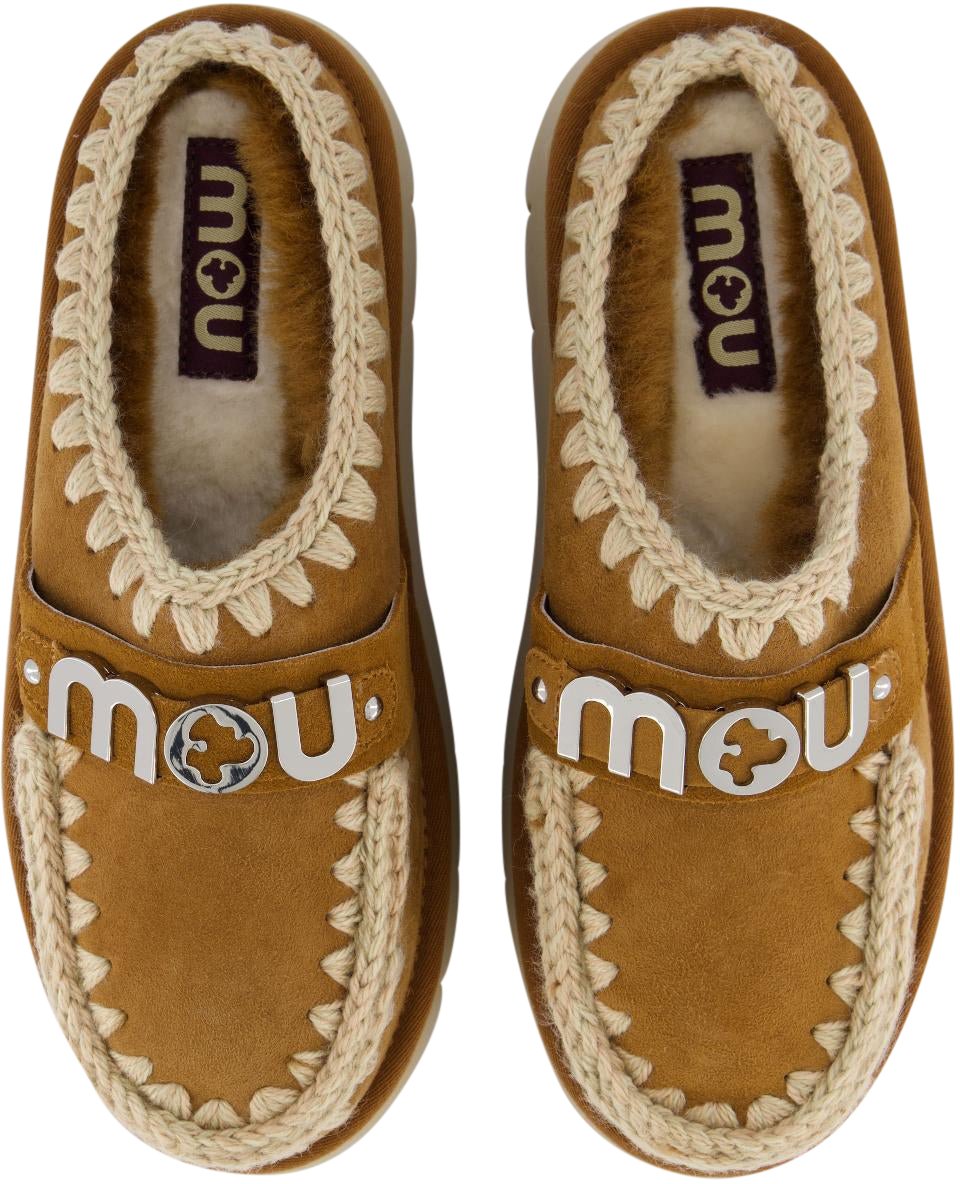 MOU Dames Bounce Clog Cognac Bruin