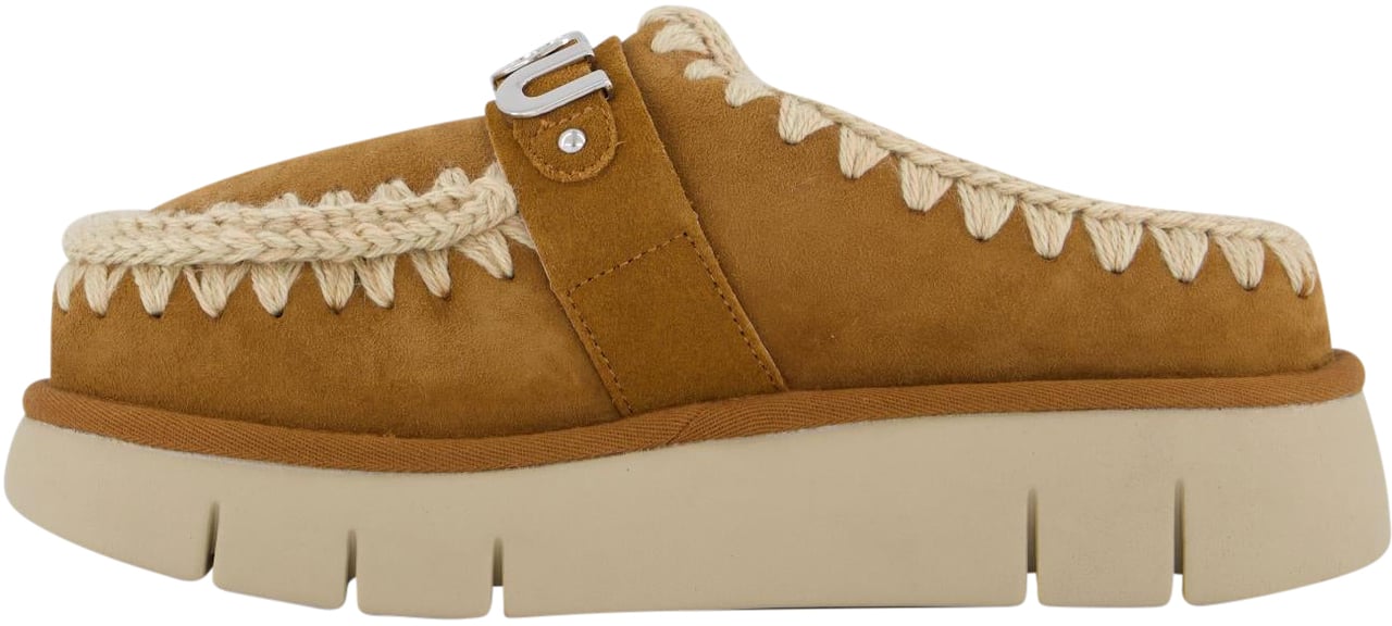 MOU Dames Bounce Clog Cognac Bruin