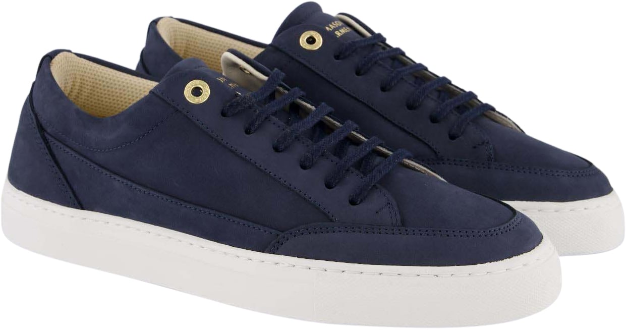 Mason Garments Heren Tia Dress Sneaker Blauw Blauw
