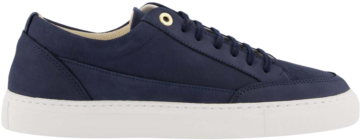 Mason Garments Heren Tia Dress Sneaker Blauw Blauw