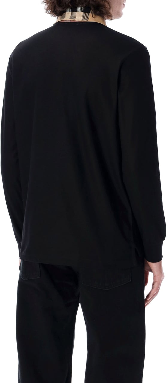 Burberry T-Shirts And Polos Black Zwart