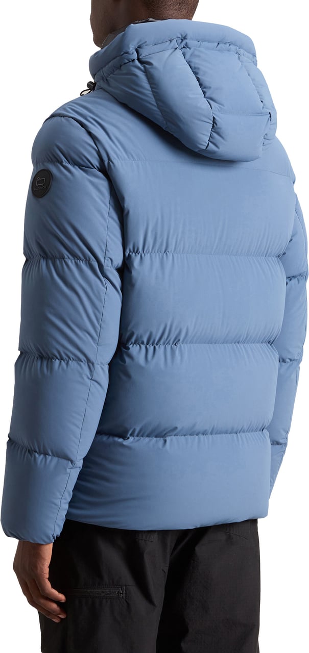 Woolrich Sierra Supreme Down Jacket Bering S Blauw
