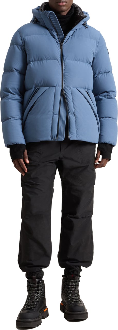 Woolrich Sierra Supreme Down Jacket Bering S Blauw