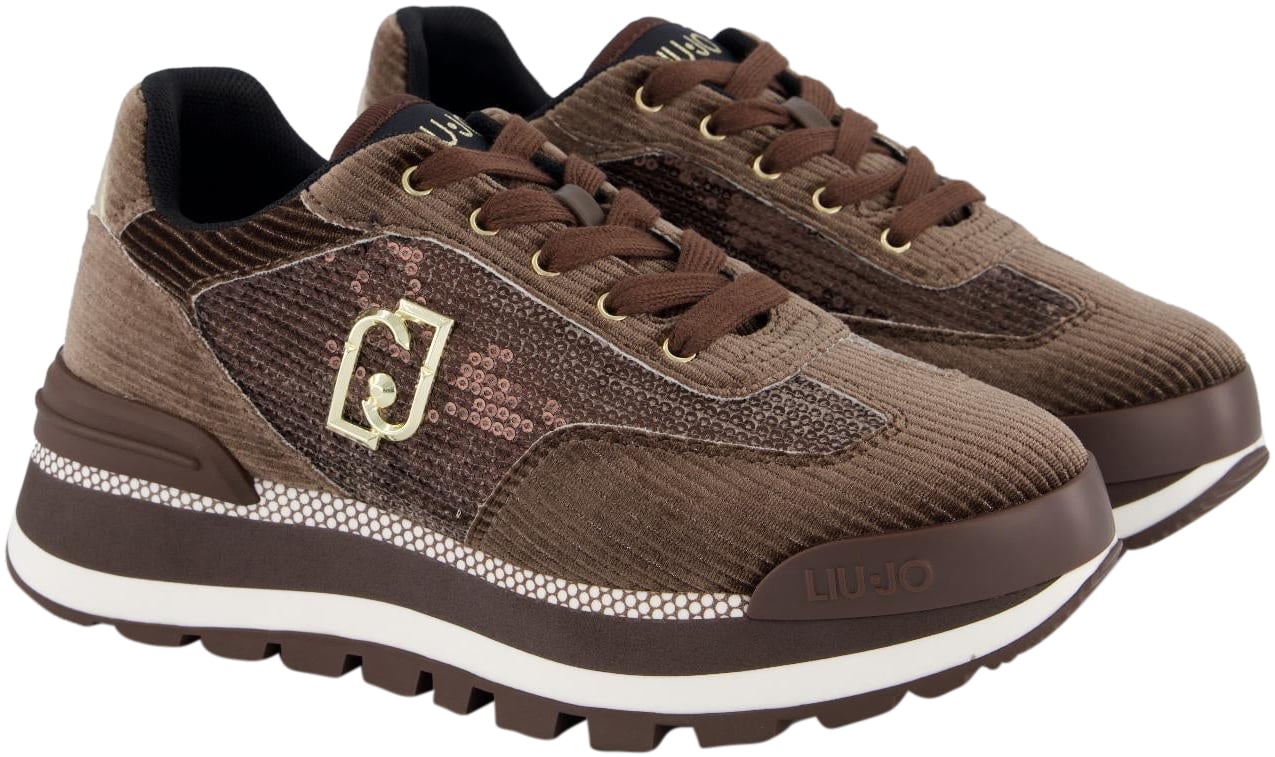Liu Jo Dames Amazing 23 Sneaker Bruin Bruin