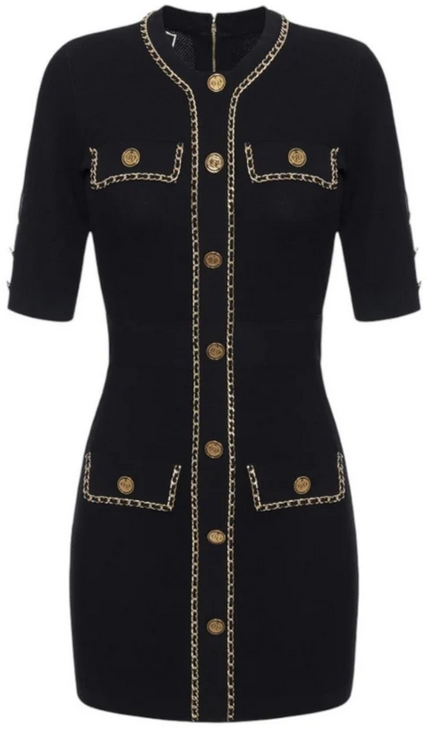 Elisabetta Franchi Dresses Black Zwart