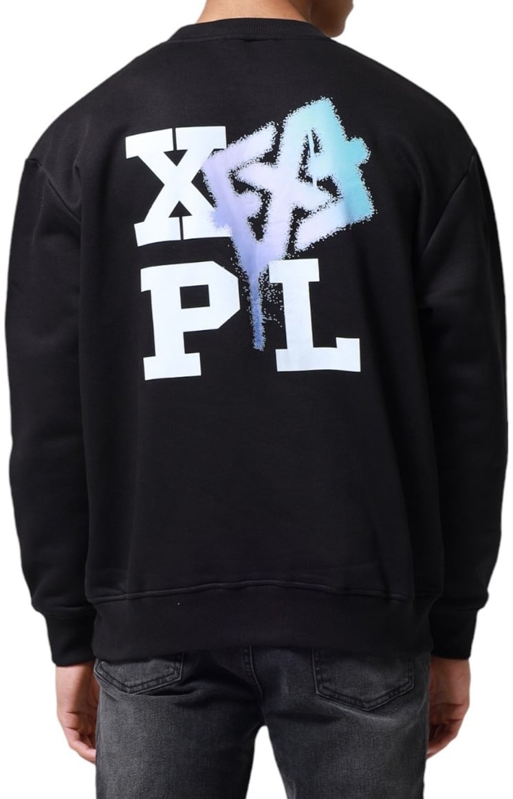 XPLCT Studios Overspray Sweater Zwart