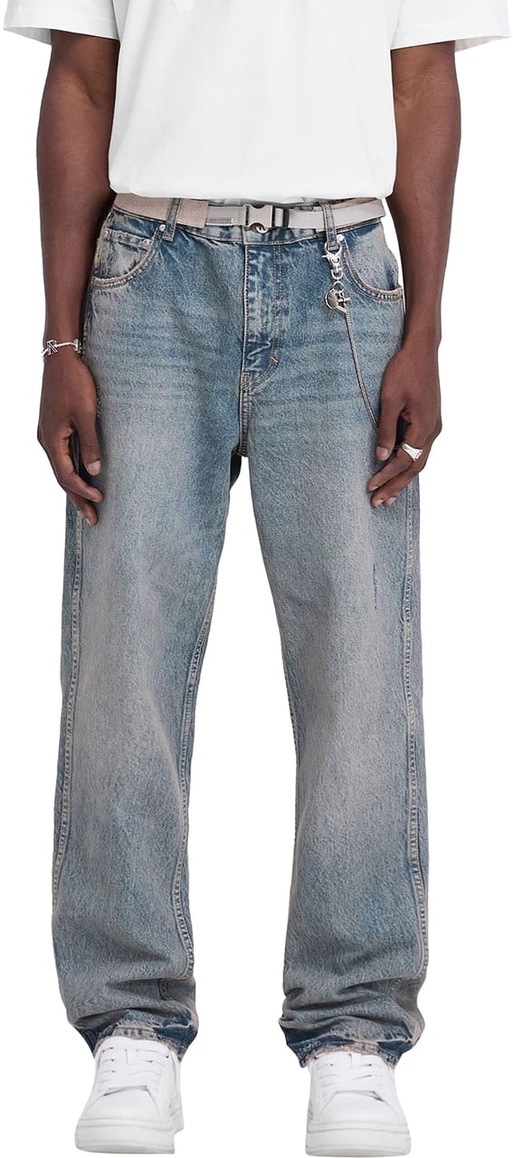 Represent Jeans R2 Straight Leg Denim Blauw