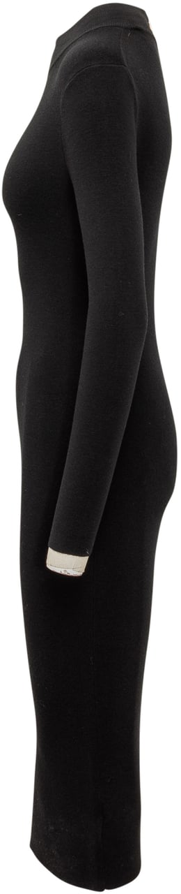 Michael Kors Michael Kors Black stretch wool blend dress Zwart