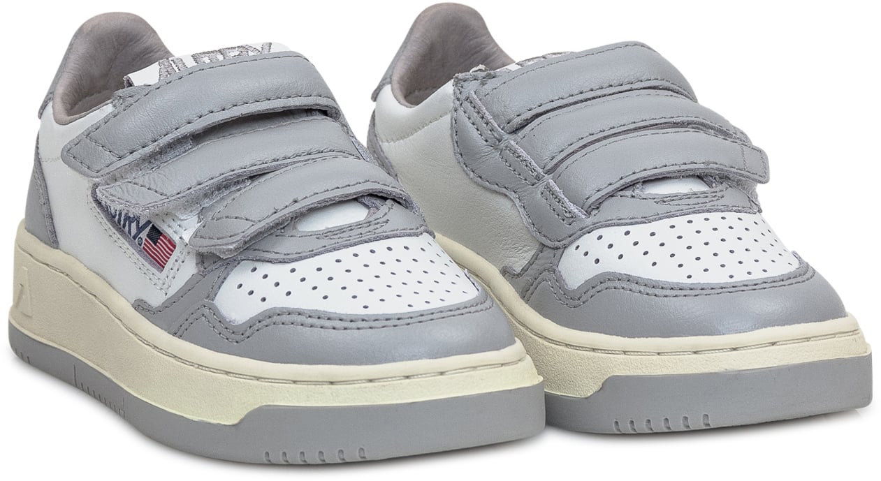 Autry Sneaker Kidstripes Low Grijs
