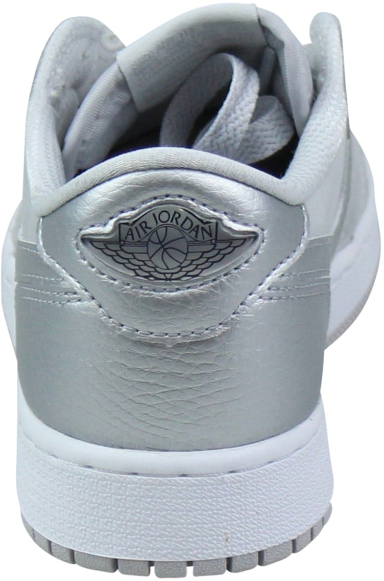 Nike Air Jordan 1 Low OG GS 'Metallic Silver' Metallic