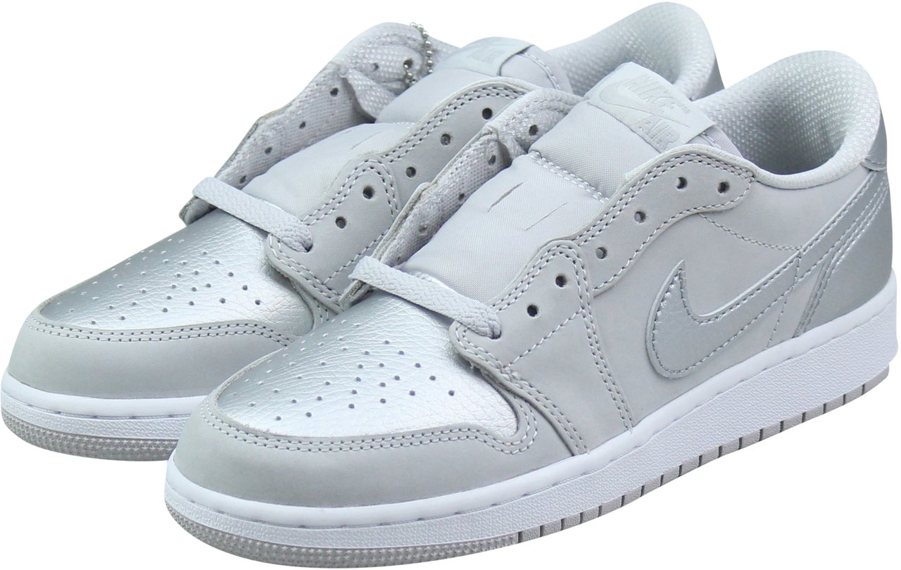 Nike Air Jordan 1 Low OG GS 'Metallic Silver' Metallic
