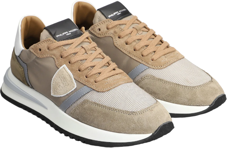 Philippe Model Tropez 2.1 Low Taupe Sneaker Brown Bruin