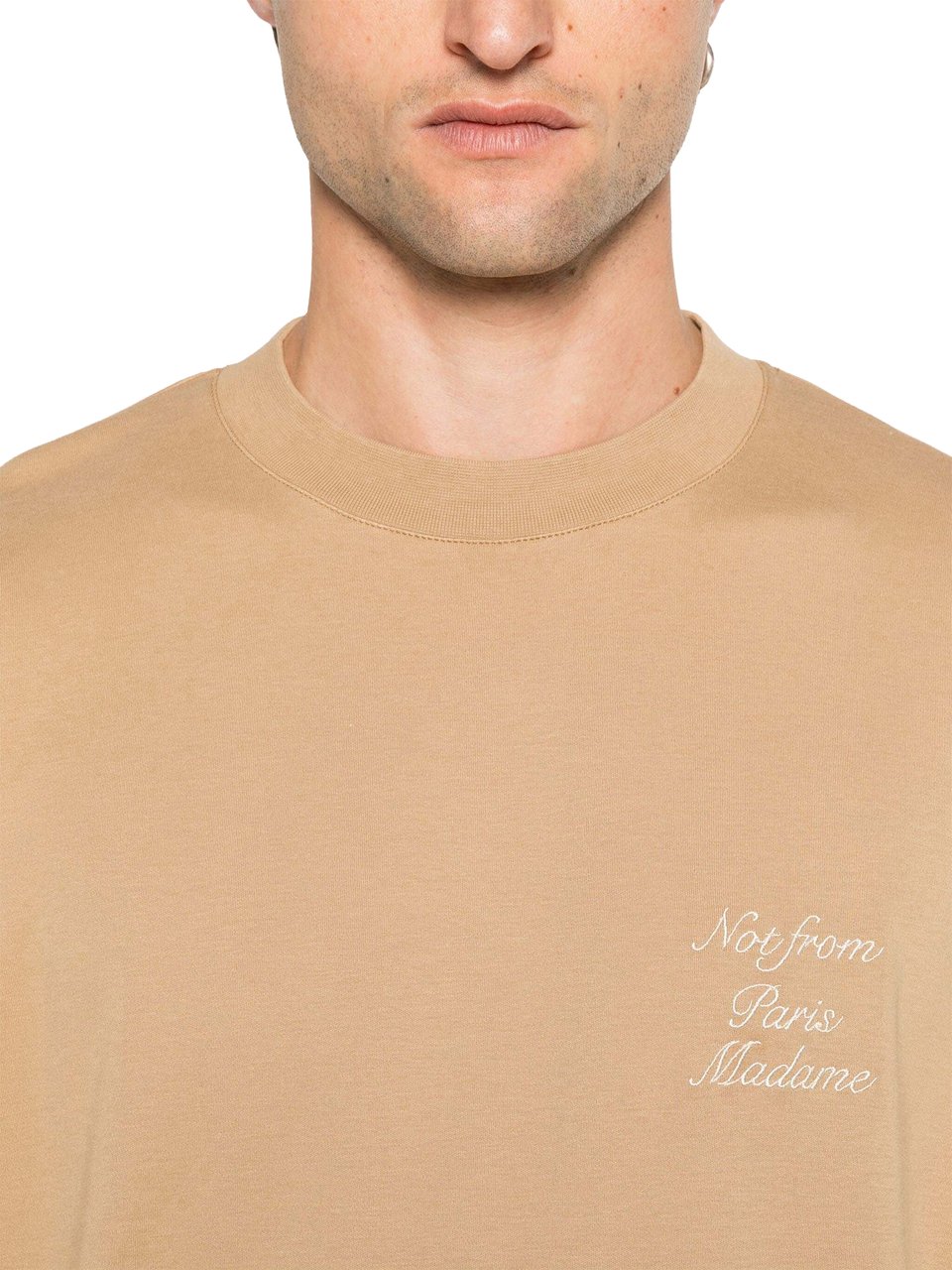 Drôle de Monsieur Men's Shirt Ajouré Brown main image 1