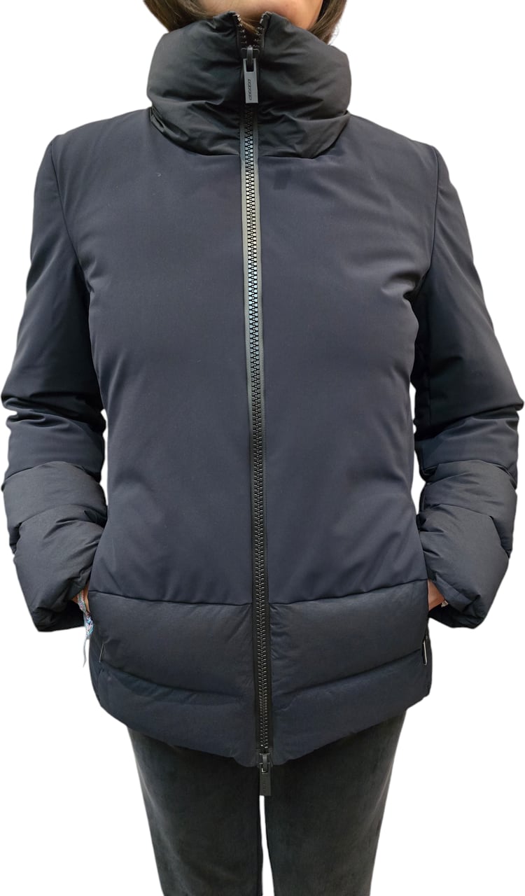 RRD Doudoune courte col montant bi matière Blue Black RRD Roberto Ricci Designs Femme 506 60 Divers