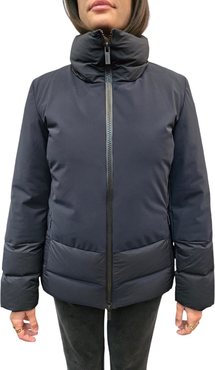 RRD Doudoune courte col montant bi matière Blue Black RRD Roberto Ricci Designs Femme 506 60 Divers