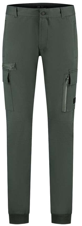 Malelions Malelions Men Zipped Cargo Pants Groen