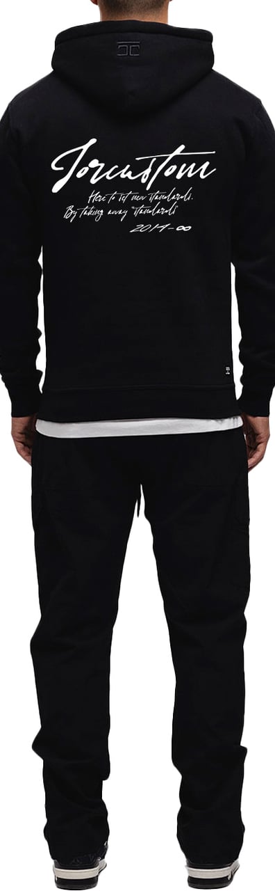 JORCUSTOM NewStandards Slim Fit Hoodie Black Zwart