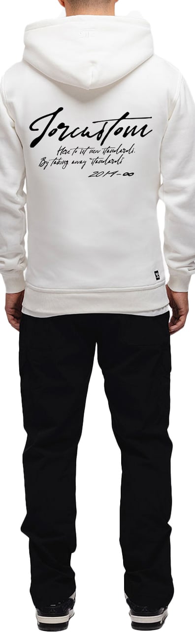 JORCUSTOM NewStandards Slim Fit Hoodie White Wit