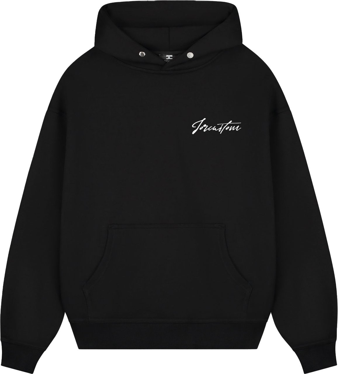 JORCUSTOM NewStandards Oversized Hoodie Black Zwart