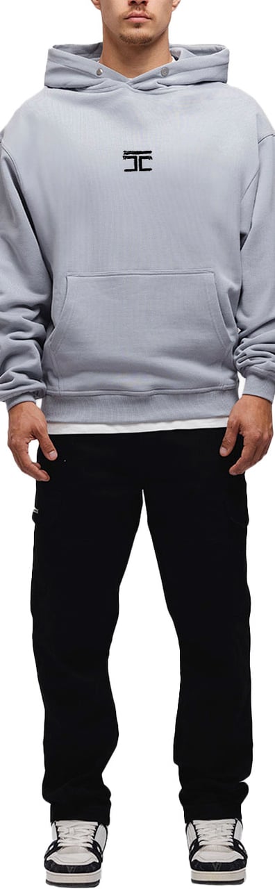 JORCUSTOM Artist Oversized Hoodie AshBlue Blauw
