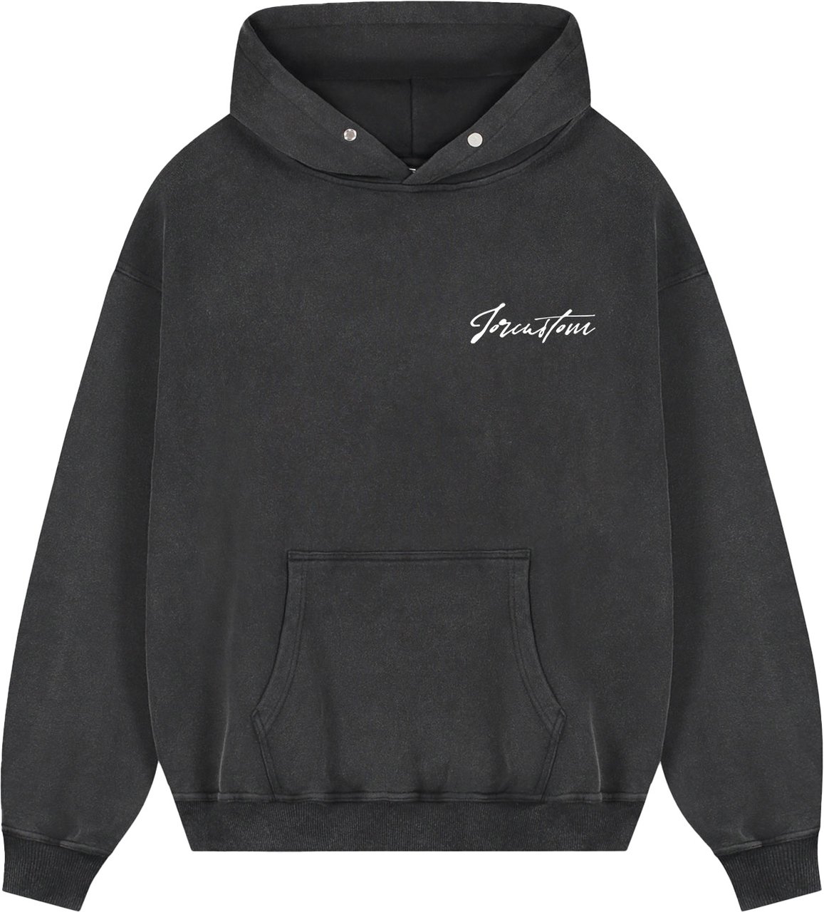 JORCUSTOM NewStanda Oversized Hoodie AcidGrey Grijs