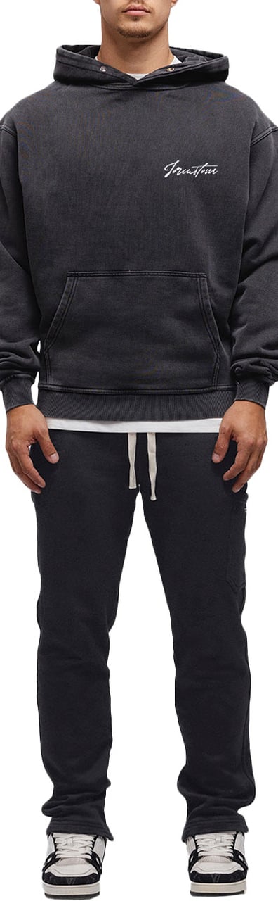 JORCUSTOM NewStanda Oversized Hoodie AcidGrey Grijs