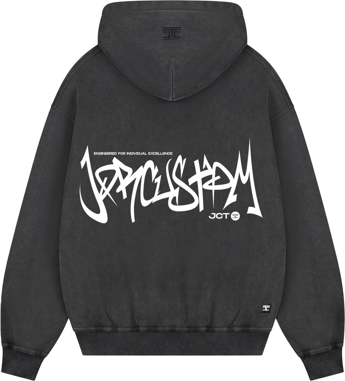 JORCUSTOM Jct Zipped Hoodie AcidGrey Grijs