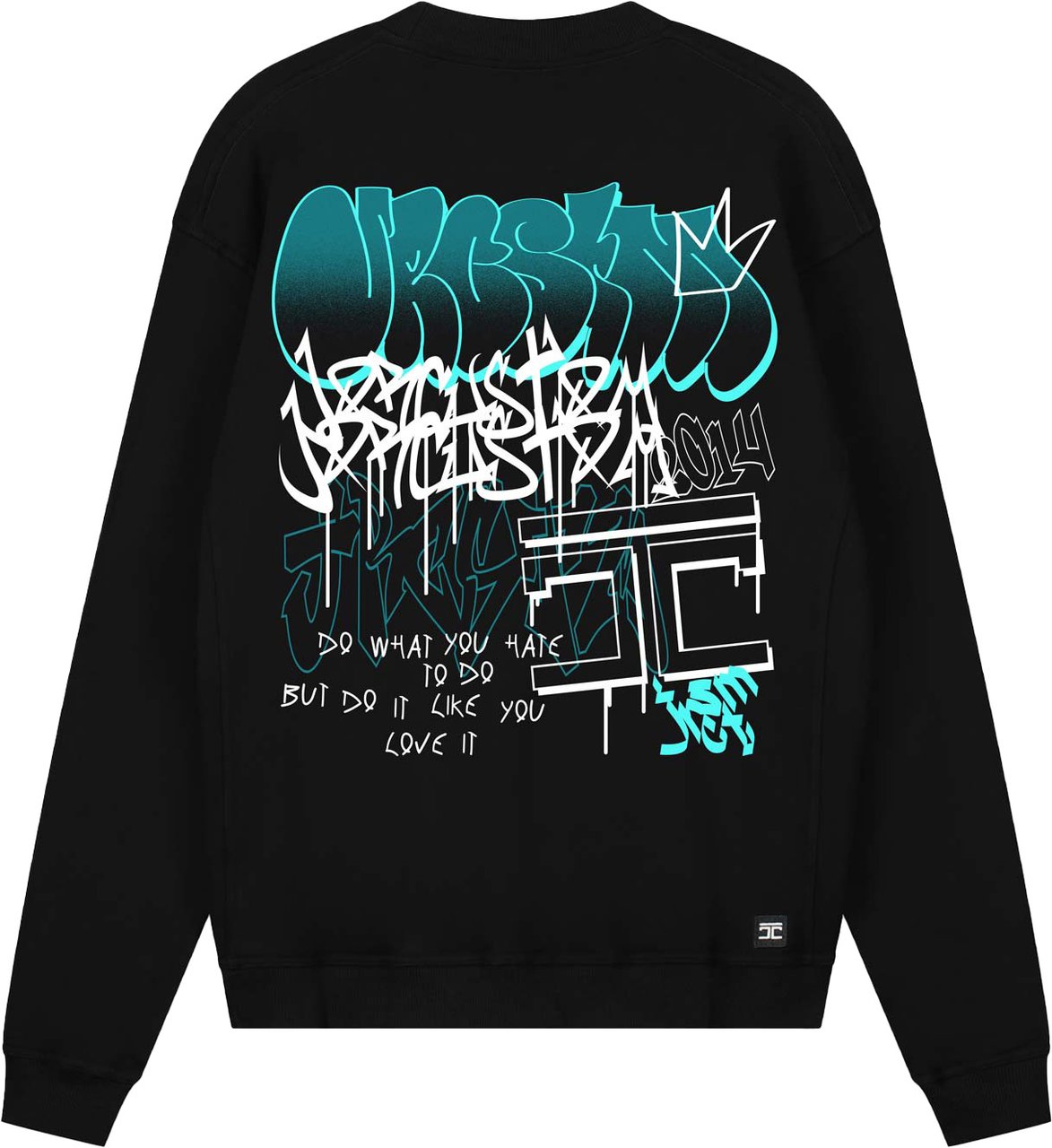 JORCUSTOM Bubble Crewneck Sweater Black Zwart