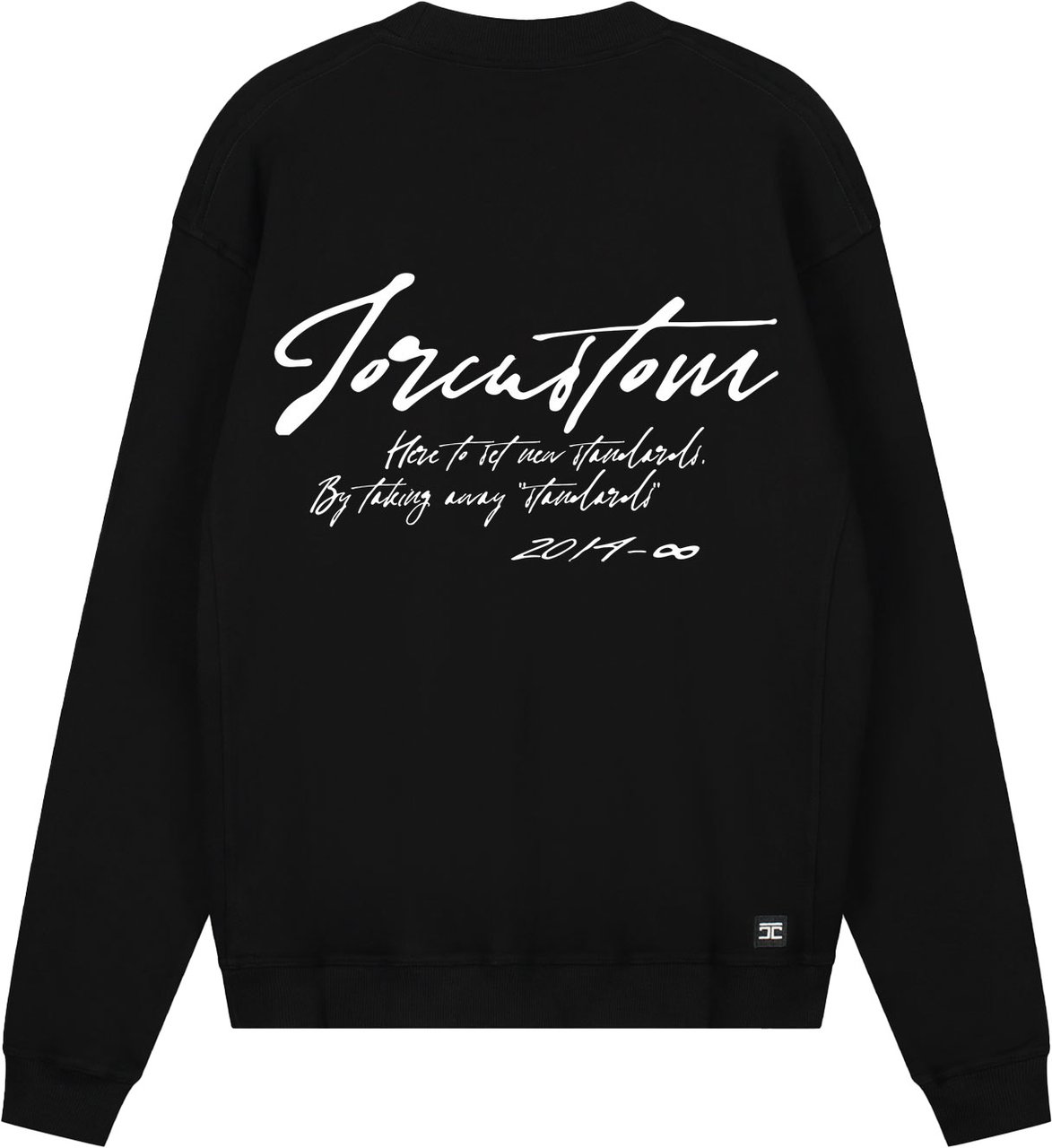 JORCUSTOM NewStandards Crewneck Sweater Black Zwart
