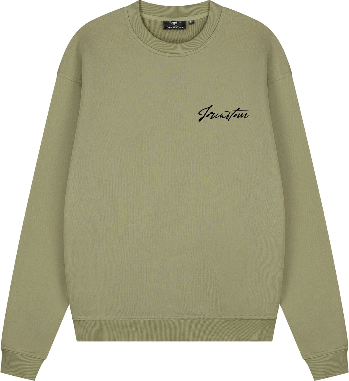 JORCUSTOM NewStandards Crewneck Sweater Olive Groen
