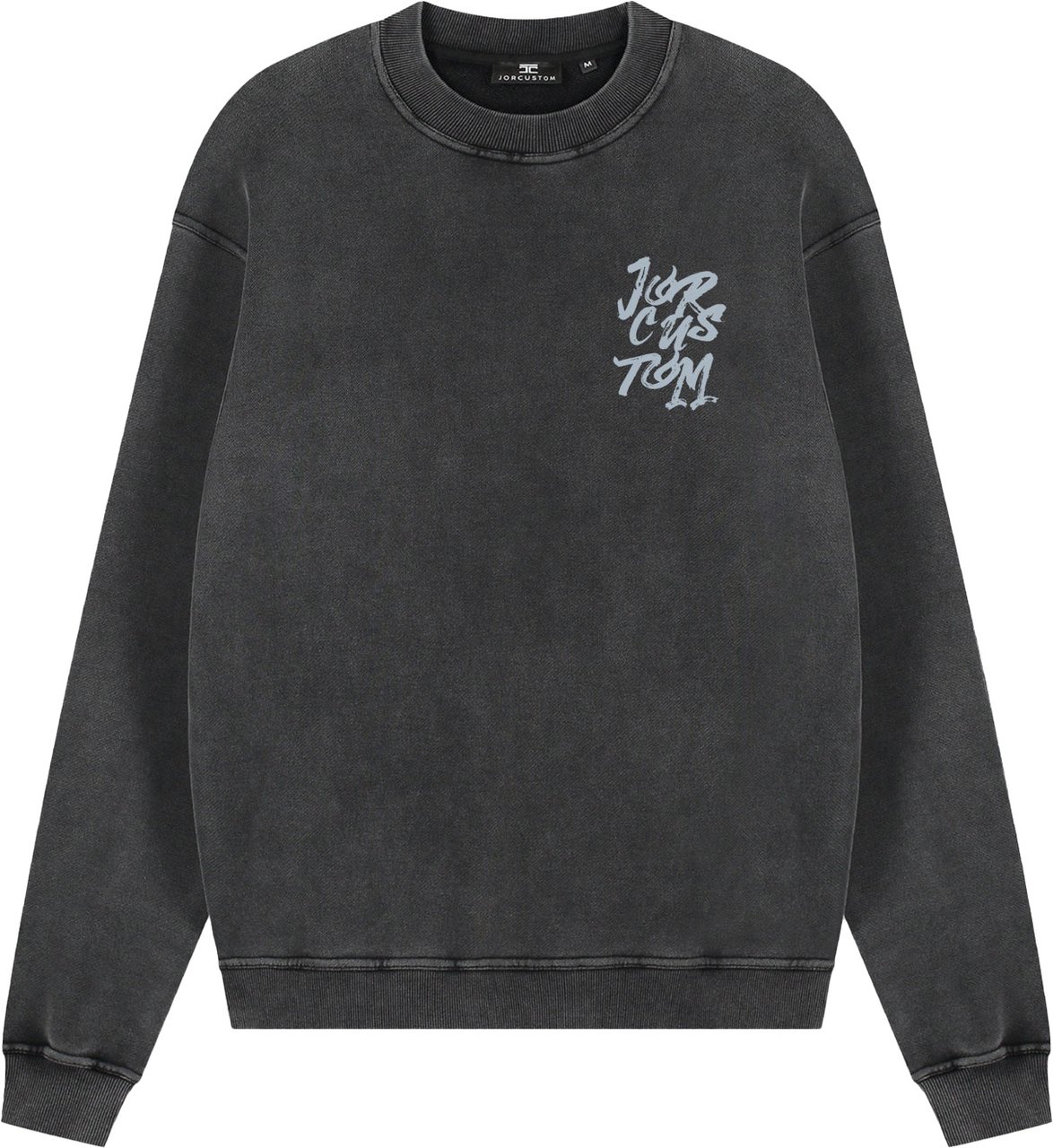 JORCUSTOM Forever Crewneck Sweater AcidGrey Grijs